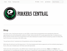 Tablet Screenshot of forkerscentral.com